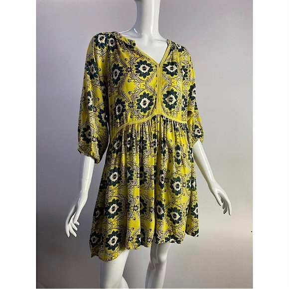 Chances R Dresses & Skirts - Chances R yellow Bohemian Dress